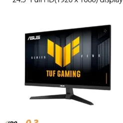 Alternative view of ASUS TUF Gaming Series 5 VG259Q5A 24.5 inch 200Hz 0.3ms Gaming Monitor Full HD (1920x1080) Fast IPS, ELMB, Stereo speaker