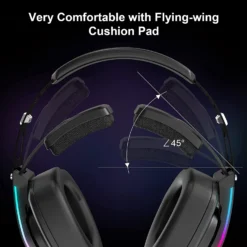 Jeecoo J65 USB 7.1 RGB Wired Gaming Headset Surround Sound Heavy Bass Headphones - Image 6