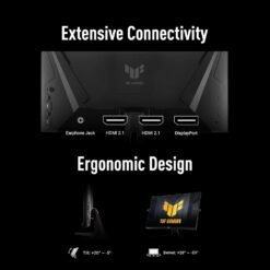 ASUS TUF Gaming Series 5 VG27AQM5A 27inch 300Hz 2K Gaming Monitor 0.3ms QHD(2560x1440), Fast IPS, ELMB Sync, 95% DCI-P3 13 ASUS VG27AQM5A