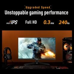 ASUS TUF Gaming Series 5 VG259QM5A 24.5 inch 240Hz 0.3ms Gaming Monitor Full HD Fast-IPS panel G-SYNC® compatible AMD FreeSync™ Premium, ELMB SYNC, 99% sRGB, Gaming AI 8 ASUS TUF Gaming Series 5 VG259QM5A 24.5 inch 240Hz 0.3ms Gaming Monitor Full HD Fast-IPS panel G-SYNC® compatible AMD FreeSync™ Premium, ELMB SYNC, 99% sRGB, Gaming AI - Image 3