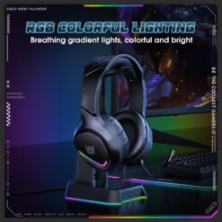 Alternative view of ONIKUMA X31 Wired RGB Gaming Headphones 3.5mm Multi-Platform Support for PC, Mobile, PlayStation, Switch and Xbox
