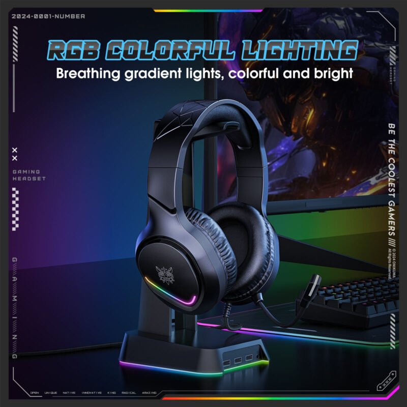 ONIKUMA X31 Wired RGB Gaming Headphones 3.5mm Multi-Platform Support for PC, Mobile, PlayStation, Switch and Xbox 17 Hcf67891ddc414ef6ab016ab18c9455fd7 1