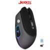 JeDEL WH104 Wireless Dual Mode 2.4Ghz and Bluetooth Rechargeable RGB Mouse Optical Sensor 3200 DPI 6 Buttons 16 JeDEL WH104