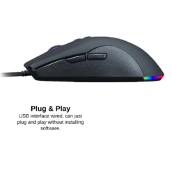 Alternative view of Mikuso X-Series XM-56U CYRUS RGB Gaming Mouse Ergonomic 7,200Dpi Programmable