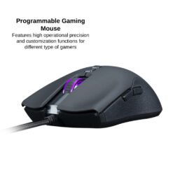 Mikuso X-Series XM-56U CYRUS RGB Gaming Mouse Ergonomic 7,200Dpi Programmable 9 Mikuso X-Series XM-56U