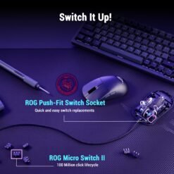 ASUS ROG Harpe Mini Core Wired Gaming Mouse (P524) 52-gram with pro-approved symmetrical shape and 12,000dpi optical sensor, ROG Micro Switch II 8 ASUS ROG Harpe Mini Core Wired Gaming Mouse (P524) 52-gram with pro-approved symmetrical shape and 12,000dpi optical sensor, ROG Micro Switch II - Image 4