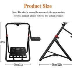 PXN A9 Gaming Steering Wheel Stand Foldable for Logitech G29 G25 G27 G920 G923 for PXN models 12 PXN A9 Gaming Steering Wheel Stand Foldable for Logitech G29 G25 G27 G920 G923 for PXN models - Image 4