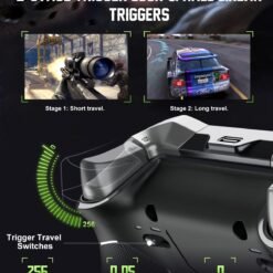 PXN P5 Wireless Gaming Controller For PC, Steam Deck, Switch/Switch 2, Android & iOS 1000Hz Polling, 4 Macro Buttons, 2.4G/BT/SW 9 PXN P5 Wireless Gaming Controller For PC, Steam Deck, Switch/Switch 2, Android & iOS 1000Hz Polling, 4 Macro Buttons, 2.4G/BT/SW - Image 4