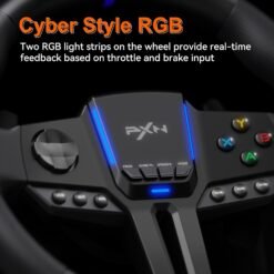PXN V900 GEN2 PC Racing Wheel with Pedals for PC, PS3, PS4, Xbox One, Xbox Series X/S, Switch 270/900 Degree Race Steering Wheel 12 PXN V900 GEN2 PC Racing Wheel with Pedals for PC, PS3, PS4, Xbox One, Xbox Series X/S, Switch 270/900 Degree Race Steering Wheel - Image 6
