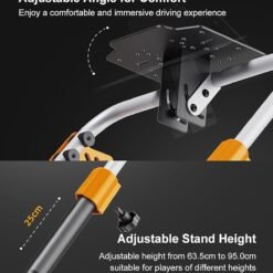 PXN A11 Gaming Steering Wheel Stand Foldable for MOZA R3 R5 R9/Logitech G25/G27/G29/G923 16 PXN A11 Gaming Steering Wheel Stand Foldable for MOZA R3 R5 R9/Logitech G25/G27/G29/G923 - Image 7