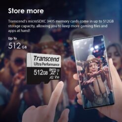 Transcend 340S 128GB A2 V30 microSDXC Micro SD Card Up to 160MB/s UHS-I U3 C10 4K UHD Video Memory Card w/Adapter 12 Transcend 340S 128GB A2 V30 microSDXC Micro SD Card Up to 160MB/s UHS-I U3 C10 4K UHD Video Memory Card w/Adapter - Image 6
