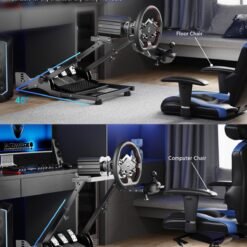 PXN A10 Steering Wheel Stand Foldable Adjustable, Portable Racing Sim Metal Stand Universal Fit all models and brands - Image 6