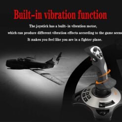 PXN 2113 Pro Flight Simulator Controller Joystick for PC flight joystick Controls with Vibration Function and Throttle Controls Wired 11 PXN 2113 Pro Flight Simulator Controller Joystick for PC flight joystick Controls with Vibration Function and Throttle Controls Wired - Image 4