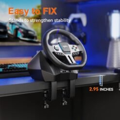 PXN V900 GEN2 PC Racing Wheel with Pedals for PC, PS3, PS4, Xbox One, Xbox Series X/S, Switch 270/900 Degree Race Steering Wheel 10 PXN V900 GEN2 PC Racing Wheel with Pedals for PC, PS3, PS4, Xbox One, Xbox Series X/S, Switch 270/900 Degree Race Steering Wheel - Image 4