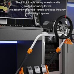 PXN A11 Gaming Steering Wheel Stand Foldable for MOZA R3 R5 R9/Logitech G25/G27/G29/G923 15 PXN A11 Gaming Steering Wheel Stand Foldable for MOZA R3 R5 R9/Logitech G25/G27/G29/G923 - Image 6