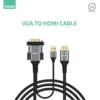 Amaze A835 VGA to HDMI Cable 2 Meter Full HD 1920 × 1080 @ 60Hz Aluminum Alloy Plug & Play 6 Amaze A835