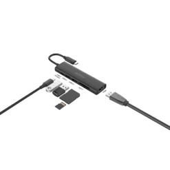 A4Tech DST-60C Type-C to HDMI USB and Card Reader Multi Hub Docking Station 6 Ports 5 A4Tech DST-60C Type-C to HDMI USB and Card Reader Multi Hub Docking Station 6 Ports - Image 2