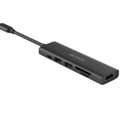 A4Tech DST-60C Type-C to HDMI USB and Card Reader Multi Hub Docking Station 6 Ports 7 A4Tech DST-60C