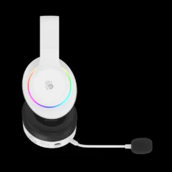 A4tech Bloody GR520 Tri-Mode Wireless RGB Gaming Headset BT5.3, 2.4G and 3.5mm Foldable Design Memory Foam 9 A4tech Bloody GR520 Tri-Mode Wireless RGB Gaming Headset BT5.3, 2.4G and 3.5mm Foldable Design Memory Foam - Image 4