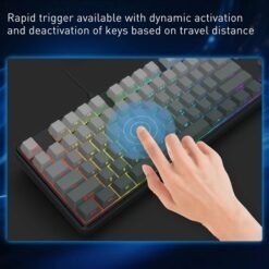 Redragon K707 STAR BLADE Rapid Trigger Wired Gaming Keyboard 8K hyper-polling TKL Layout Actuation Point Adjustable 11 Redragon K707 STAR BLADE Rapid Trigger Wired Gaming Keyboard 8K hyper-polling TKL Layout Actuation Point Adjustable - Image 5
