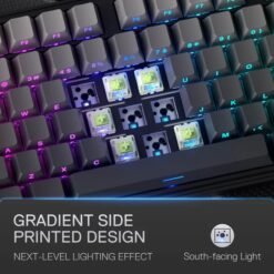 Redragon K707 PRO STAR BLADE TKL Wireless Mechanical Gaming Keyboard RGB Side Printed PBT Keycaps 3-Mode Connectivity Custom Mint Mambo Linear Switch 10 Redragon K707 PRO STAR BLADE TKL Wireless Mechanical Gaming Keyboard RGB Side Printed PBT Keycaps 3-Mode Connectivity Custom Mint Mambo Linear Switch - Image 3