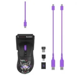 Alternative view of A4tech Bloody R73 Ultra Dual Mode Wireless Gaming Mouse Cypher Ghost 20,000 CPI