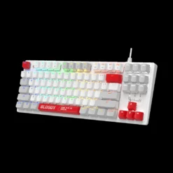 Alternative view of A4tech Bloody S310N TKL RGB Mechanical Gaming Keyboard White BLMS Red Plus Mechanical Switch Hot Swappable