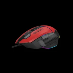 Alternative view of A4tech Bloody W95 Max RGB Wired Gaming Mouse Red 2000Hz Polling Rate 12000CPI and 1 ms Key Response