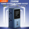 LDNIO SC2 45W Universal Power strip with LED Display desktop LED Tower Power Extension 8 LDNIO SC2