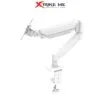 Xtrike-Me HT-20 WH Single Monitor Arm White Desk Mount Stand for Monitor and TV 13 to 32 Inches UP to 9 kg – Motion Swivel ±90° Rotation 360° VESA 11 Xtrike-Me HT-20 WH