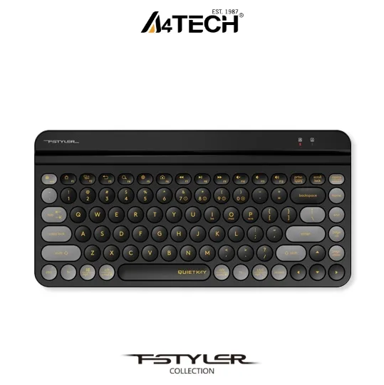 A4Tech FBK30 Bluetooth & 2.4G Wireless Keyboard with Phone and Tablet Holder Compact Size 1 A4Tech FBK30