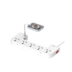 LDNIO SN5311W Universal Smart Power Strip 2500W with 15W Wireless Charging Safety Charging and Extension Box - Image 4