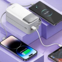 LDNIO PQ50 50000mAh 22.5W Power Bank with Built-in USB-C and Lightning Cables 7 LDNIO PQ50