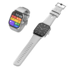 Alternative view of LDNIO SW04 Square AMOLED Smartwatch 24/7 Heart Rate & SpO₂ Monitoring 1.96″ HD Display Health & Fitness Tracker Grey