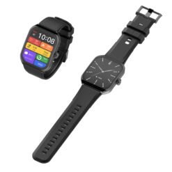 LDNIO SW04 Square AMOLED Smartwatch 24/7 Heart Rate & SpO₂ Monitoring 1.96″ HD Display Health & Fitness Tracker Black 5 LDNIO SW04