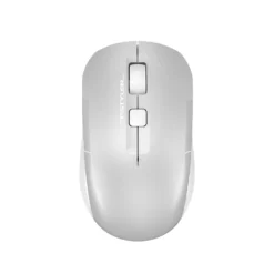 A4Tech FB26CS Air2 Dual Mode Wireless Mouse Rechargeable Bluetooth & 2.4G White Backlit - Image 4