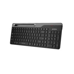 A4Tech FBK25 QuietKey Bluetooth & 2.4G Wireless Keyboard with Phone Holder Multi Devices - Image 4