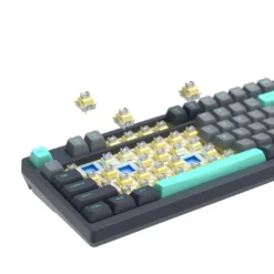 A4Tech FS300 Mechanical Keyboard Hot-Swappable with White Backlit FS Switch Quiet Switches 11 A4Tech FS300