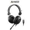 A4tech HU-35 ComfortFit Stereo USB Headset for Calling and Office Use 6 A4tech HU-35