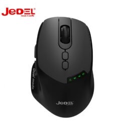 Alternative view of JeDEL WD155 7D Dual Mode Wireless Rechargeable Mouse Bluetooth and 2.4G with Optical Sensor 2000 DPI 7 Buttons