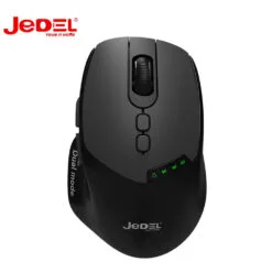 JeDEL WD155 7D Dual Mode Wireless Rechargeable Mouse Bluetooth and 2.4G with Optical Sensor 2000 DPI 7 Buttons 4 JeDEL WD155 7D Dual Mode Wireless Rechargeable Mouse Bluetooth and 2.4G with Optical Sensor 2000 DPI 7 Buttons - Image 2