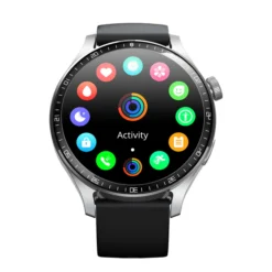 Alternative view of JOYROOM JR-FC2 Pro Classic Series Smart Watch Sleek profile with a 1.46" ultra-narrow bezel large screen