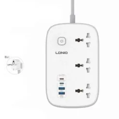 LDNIO SC6 45W GAn Power Strip 3 Sockets 3250W USB-C Port EU PLUG 7 LDNIO SC6