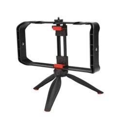 Alternative view of Jmary MT-33 Video Cage Rig Kit for Vlogging to attach your Phone mic and light etc