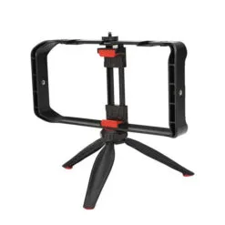 Alternative view of Jmary MT-33 Video Cage Rig Kit for Vlogging to attach your Phone mic and light etc