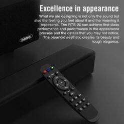 Remax RTS-20 Wireless Soundbar 80W Home Theater Speaker with Remote 10 Remax RTS-20 Wireless Soundbar 80W Home Theater Speaker with Remote - Image 4