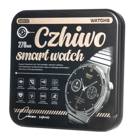 REMAX WATCH9 Czhiwo Smart Watch Round Dial Realtek 8762D chip with NFC 3 REMAX WATCH9 Czhiwo Smart Watch Round Dial Realtek 8762D chip with NFC - Image 3