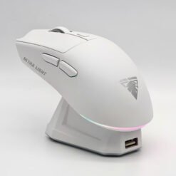 Alternative view of JeDEL WD139 Dual Mode Wireless RGB Gaming Mouse Rechargeable with Charging Dock 2.4Ghz and Bluetooth Connectivity