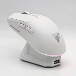 Alternative view of JeDEL WD139 Dual Mode Wireless RGB Gaming Mouse Rechargeable with Charging Dock 2.4Ghz and Bluetooth Connectivity