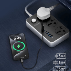 LDNIO SC3604C Outdoor Waterproof 3-Way Power Strip 2500W with USB-C Ports 6 LDNIO SC3604C Outdoor Waterproof 3-Way Power Strip 2500W with USB-C Ports - Image 3